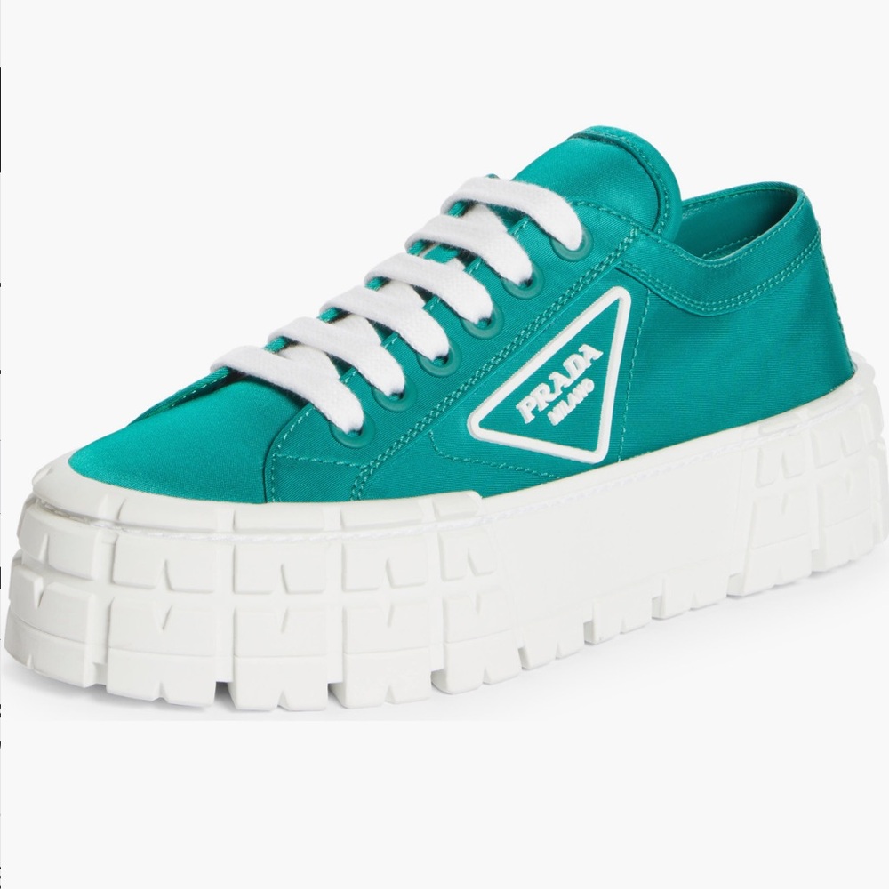 Prada Double Wheel nylon gabardine platform - Picture 1 of 7